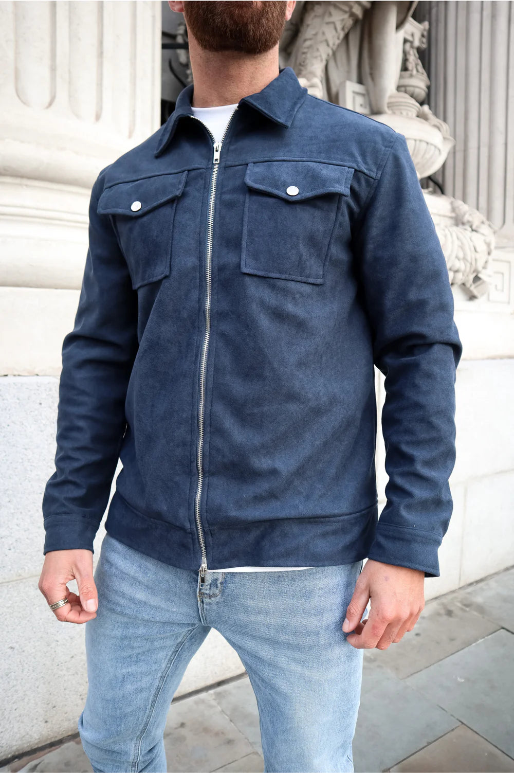 Veste en daim Ascot