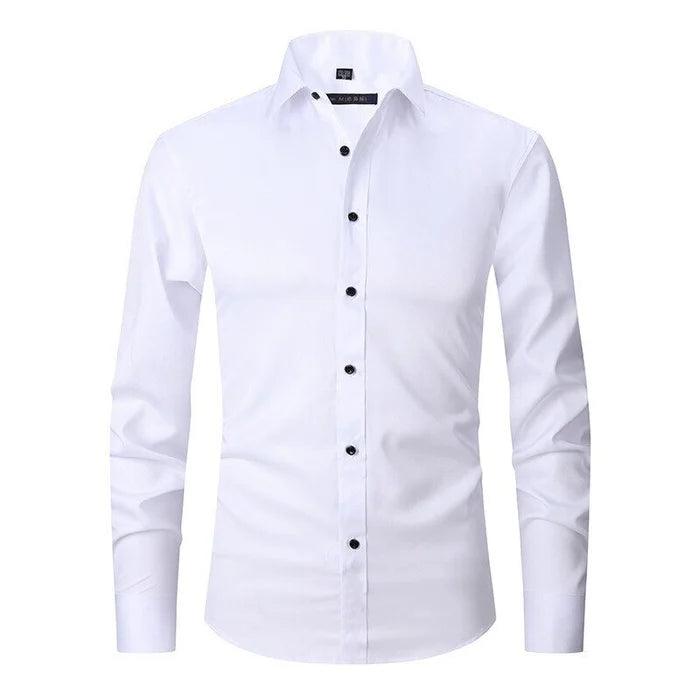 Herren Stretch Fit Hemd Baumwolle
