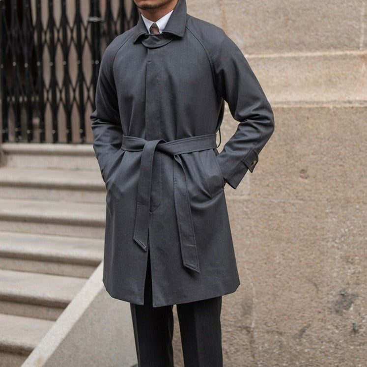 Roma taillierter Trenchcoat aus Wollmischung
