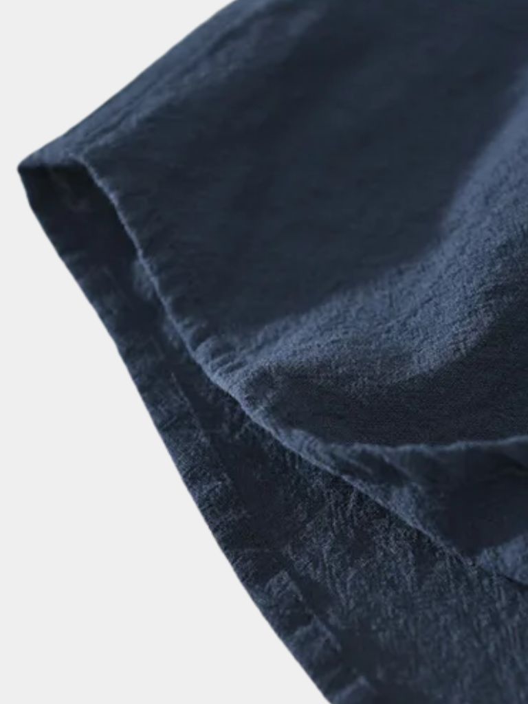 Essential Short Sleeve Linen Shirt - Fayymont Co