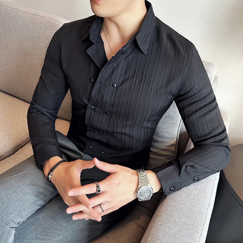 British Double Breasted Shirt