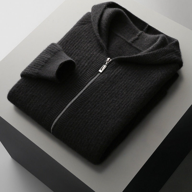 Sweat à capuche en laine LANCA