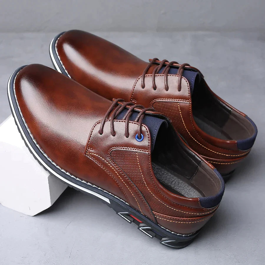 Herren Leder Oxfords