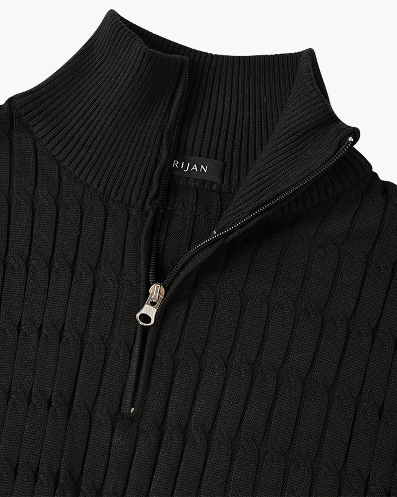 Pullover mit halbem Reißverschluss - Fayymont Co