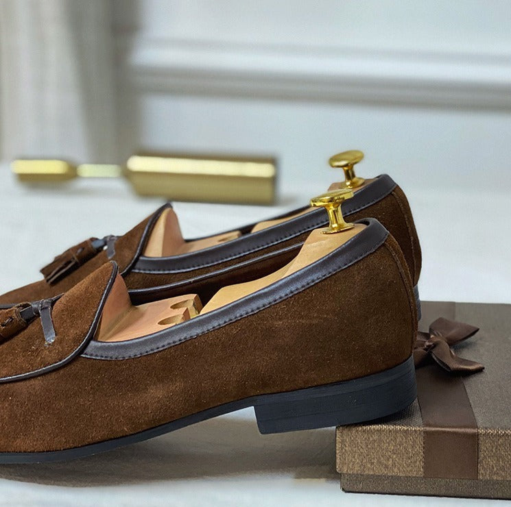 Monte-Carlo Yacht Wildleder Quasten Slipper