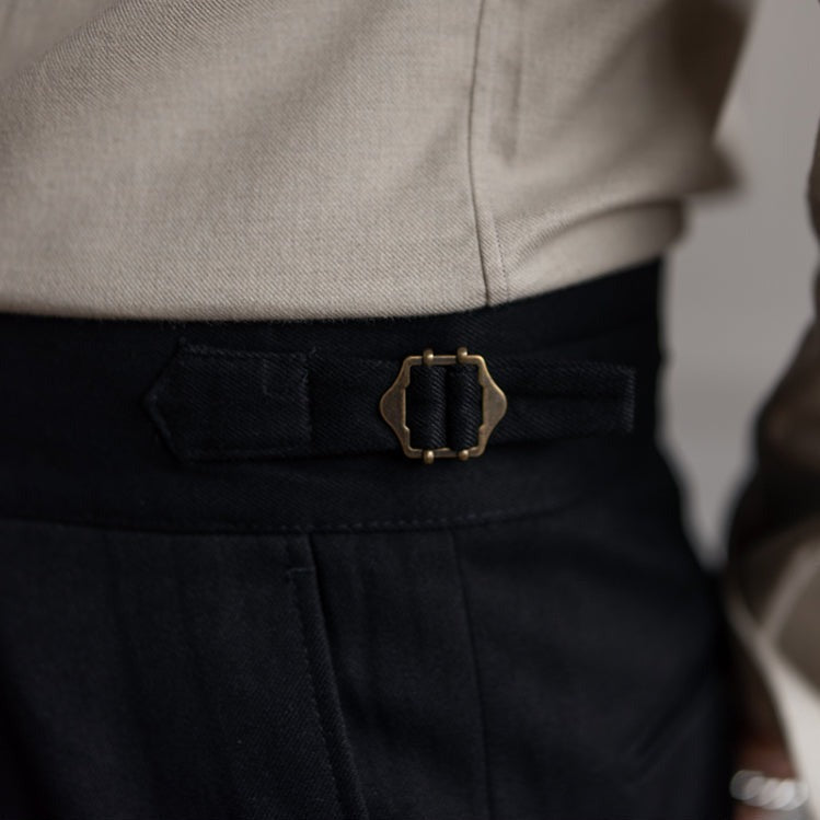 Napolitana Hochtaillierte Italienische Hose