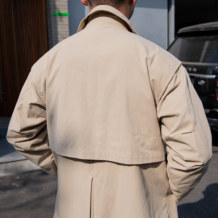Vintage Bourbon Baumwoll-Trenchcoat