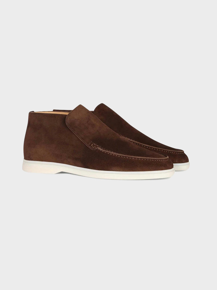 Monaco Hohe Wildleder Slipper