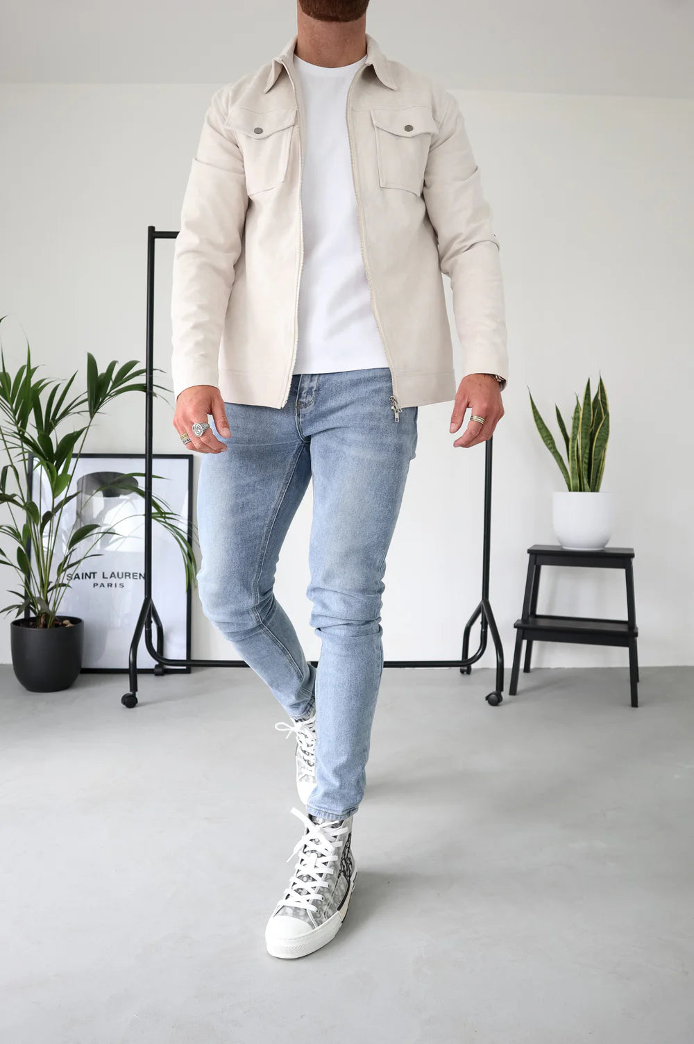 Veste en daim Ascot