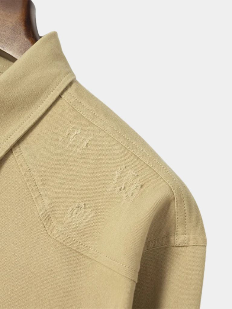 Lässiges modernes Herrenhemd - Kreuz & Krone