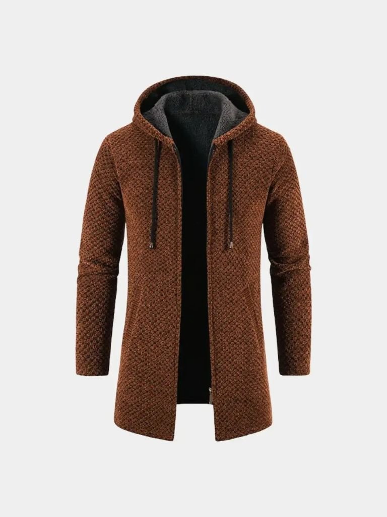 Lugano Knitted Hooded Winter Coat - Fayymont Co