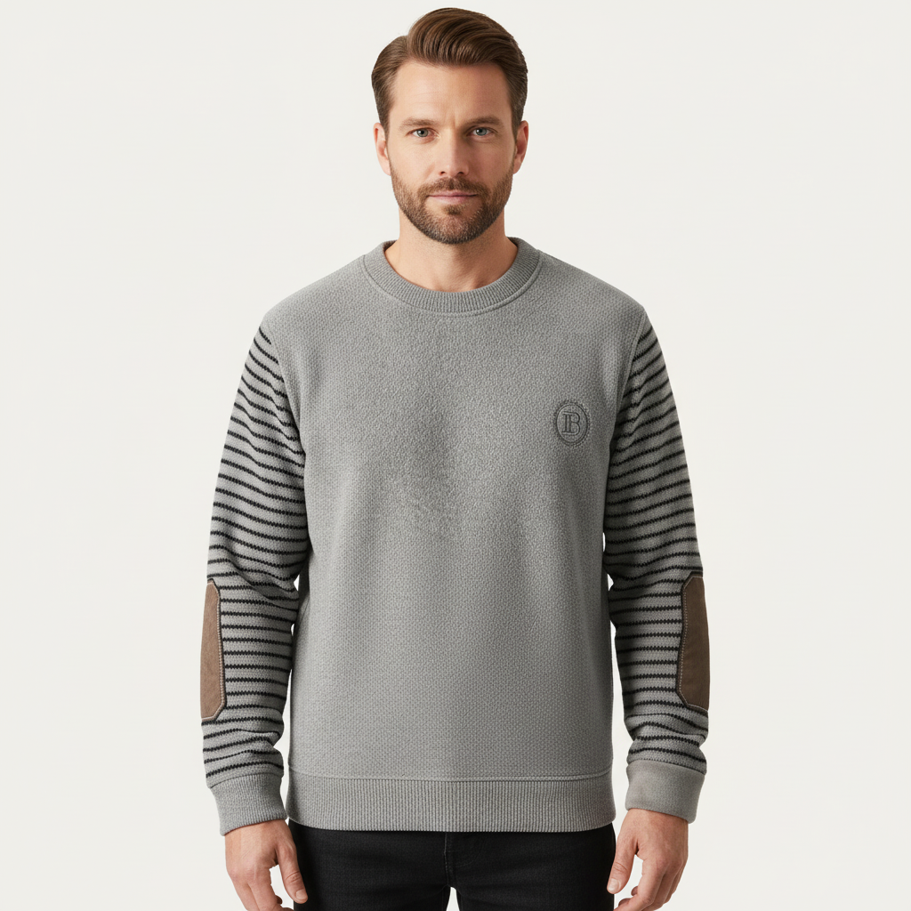 The Westlake Mixed-Panel Knit
