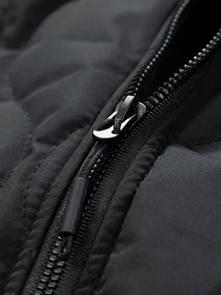 Sherpa Sleeves Padded Bomber Jacket