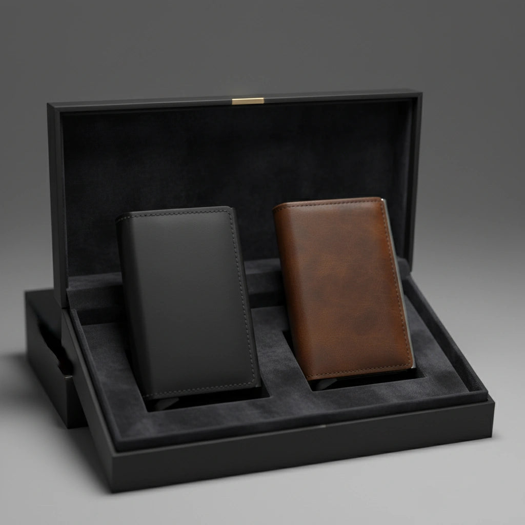VaultLine RFID Duo | Doppelte Geldbörsen + KOSTENLOSE Überraschungsgeschenk