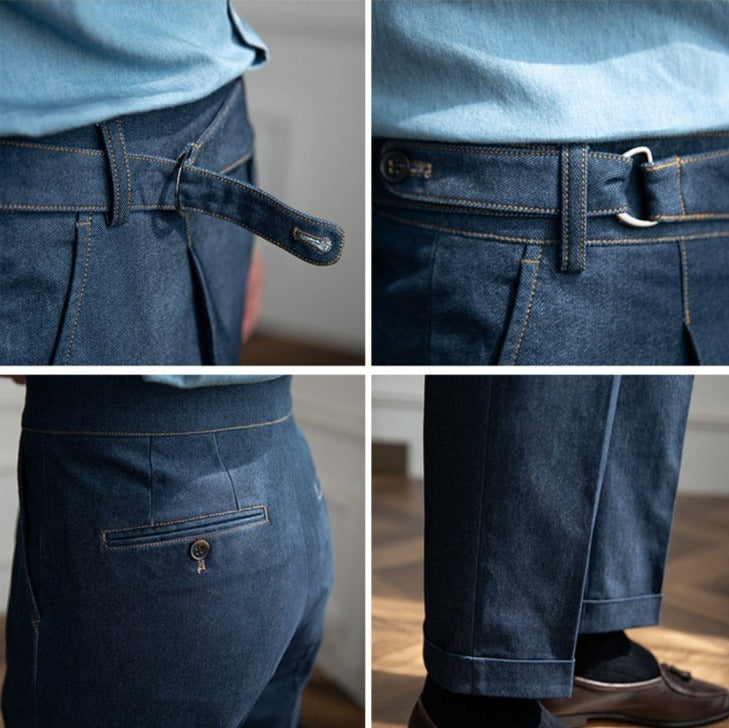 Denim Portovenere Gerade Passform Hose