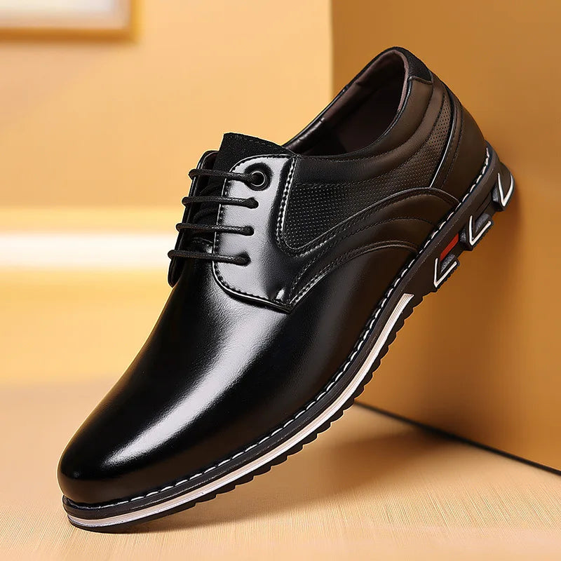 Herren Leder Oxfords
