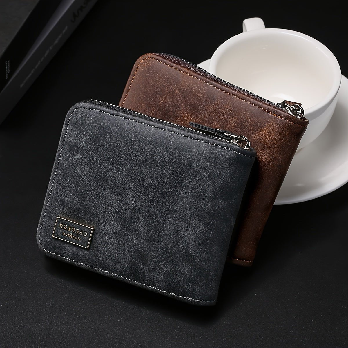 Herren Kompakte Reißverschluss Brieftasche – Schlank. Sicher. Taschenbereit.