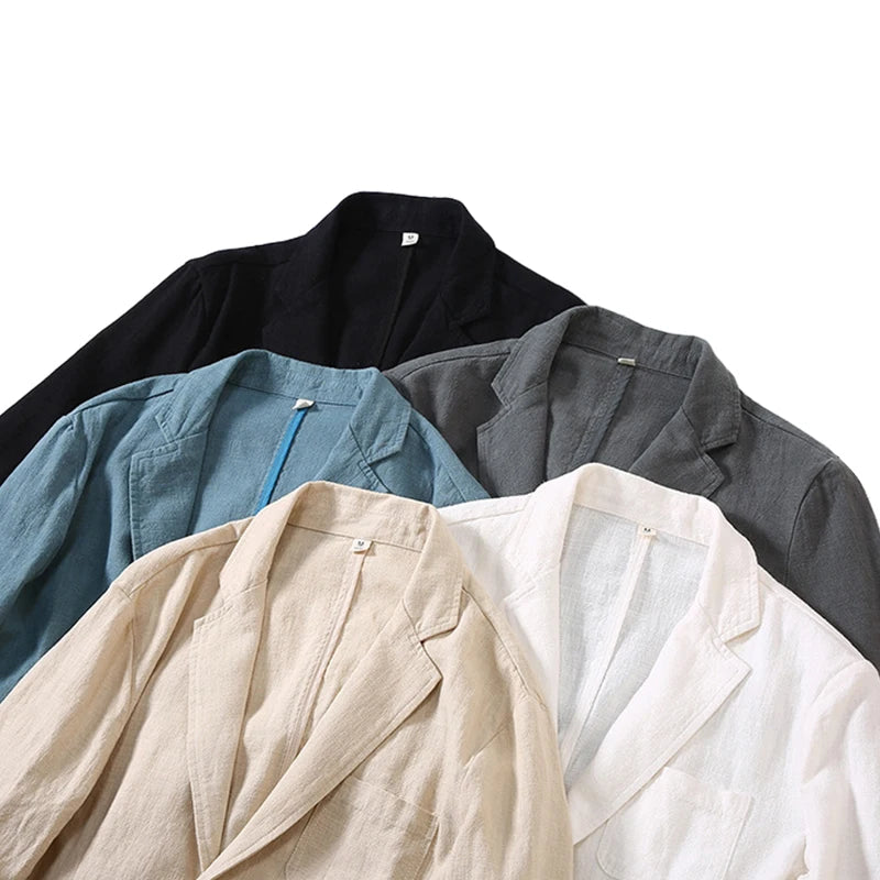 Wellington Baumwoll-Leinen formeller Blazer