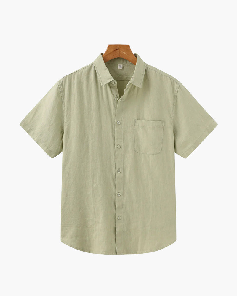 Cape Town - Linen Shirt (Shortsleeve) | Get a Free Old Money Sunglasses