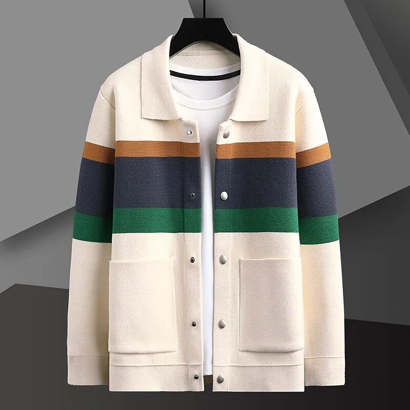 Guild Jacquard Strickjacke