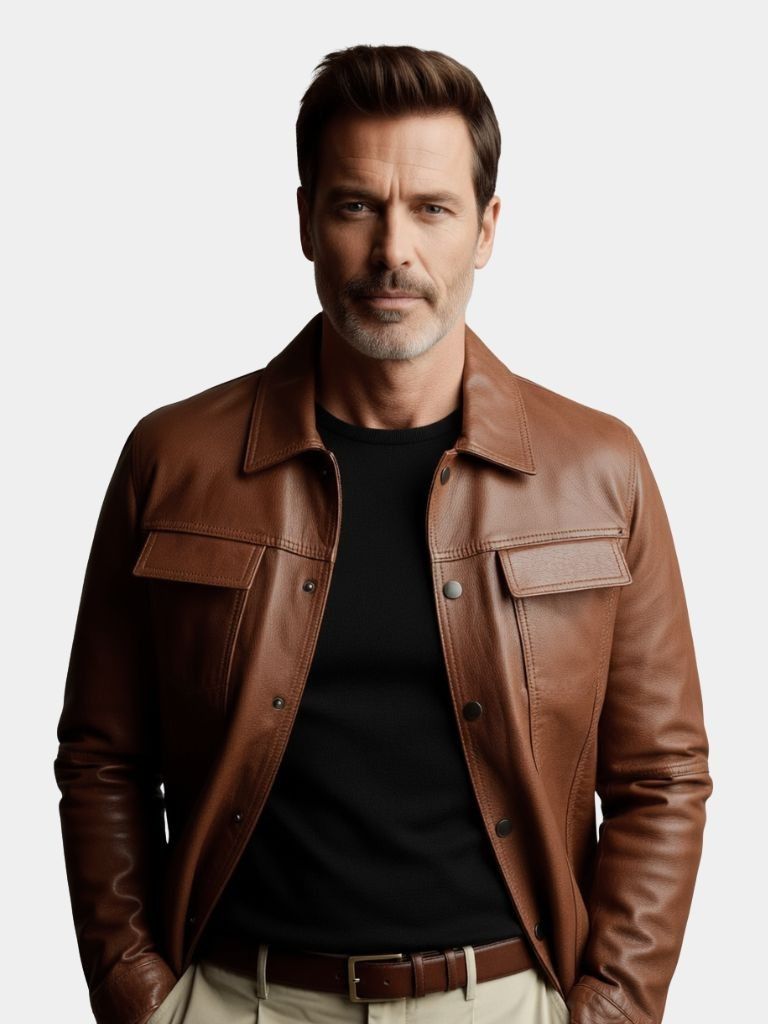 Bronze Rebel Leather Jacket