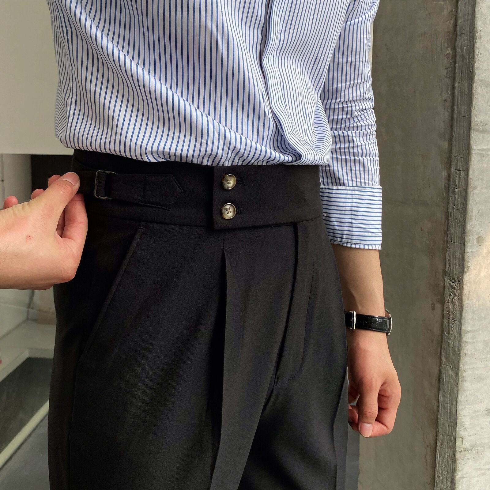 Portofino Plissierte Hose