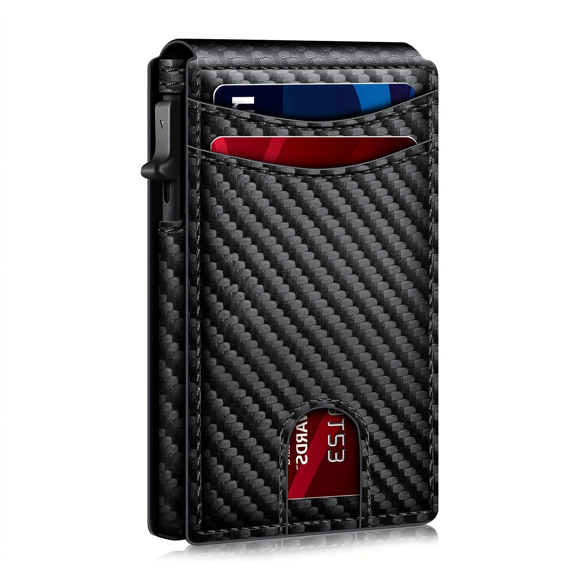 Herren RFID-blockierende Bifold-Geldbörse mit Pop-up-Karte | KOSTENLOSE Überraschungsgeschenk