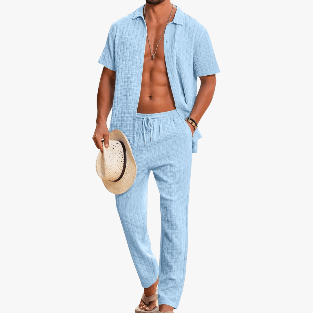 Fayymont Texturiertes Sommer-Ensemble