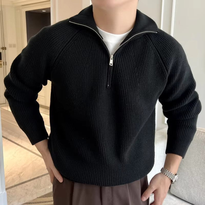 Verona Pullover mit Viertel-Reißverschluss