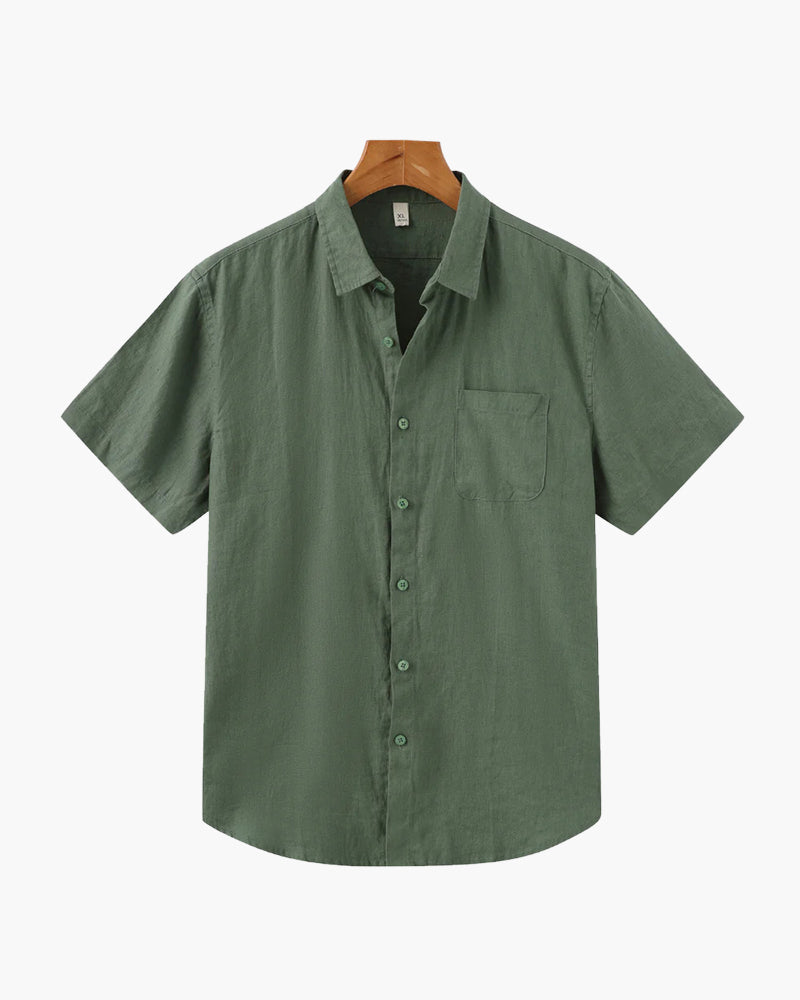 Cape Town - Linen Shirt (Shortsleeve) | Get a Free Old Money Sunglasses