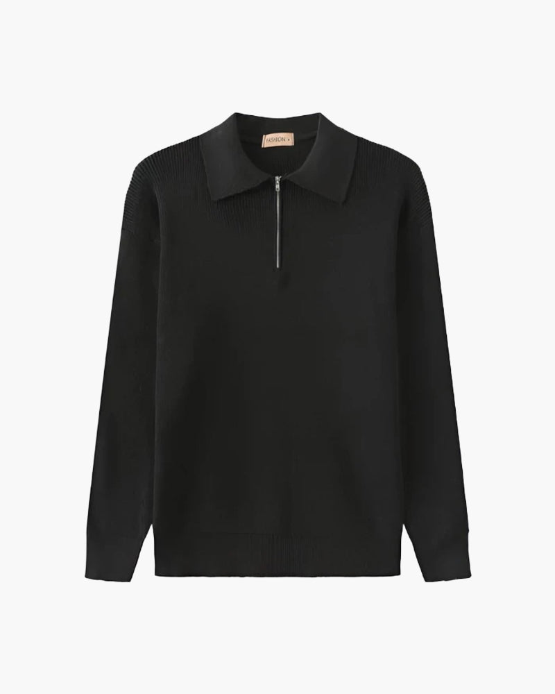 Cesare Quarter-Zip Knit