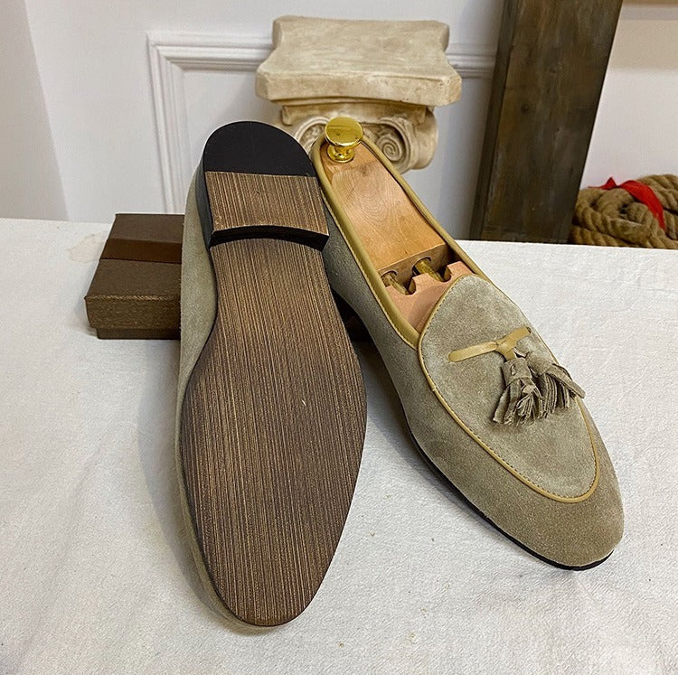 Monte-Carlo Yacht Wildleder Quasten Slipper
