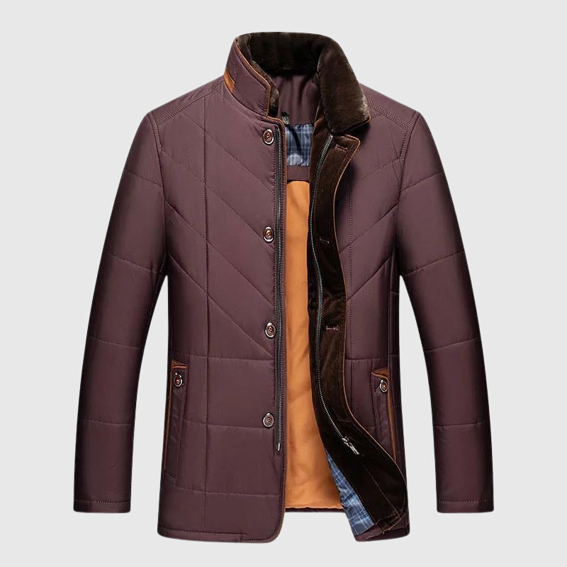 Herren Steppjacke mit Isolierung für den Winter