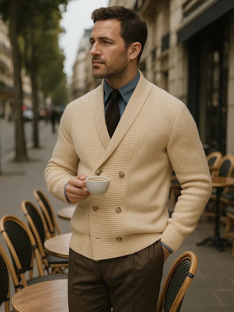British Elegant Knit Cardigan - Fayymont Co