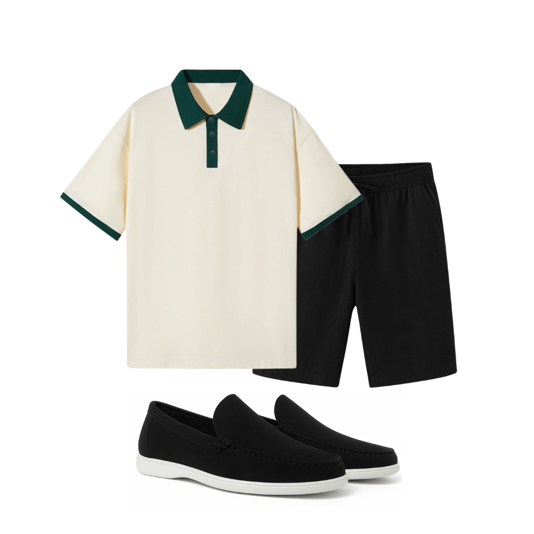 Evergreen Ensemble – 3-Piece Olive & Noir Set