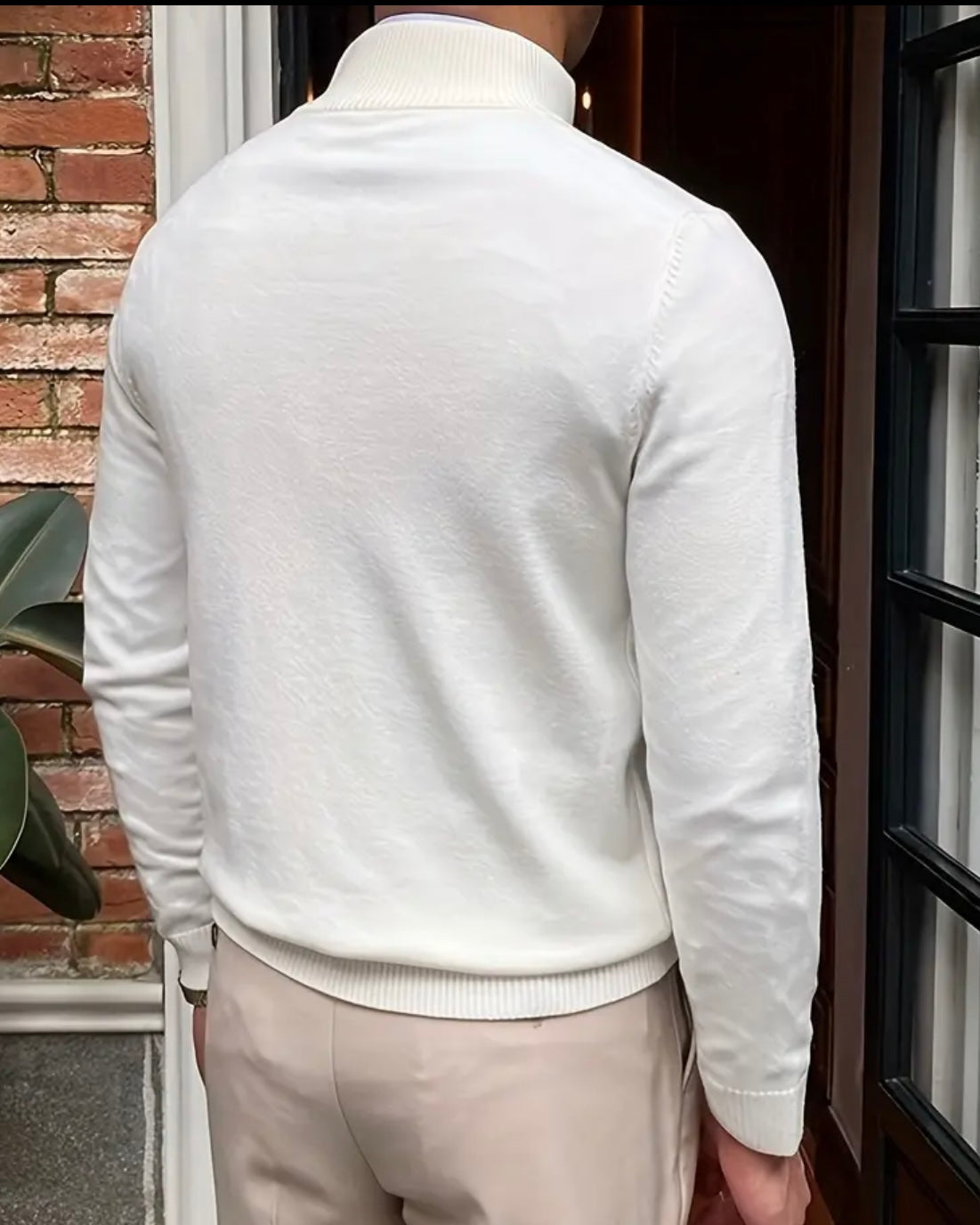 Romania Quarter Zip Sweater