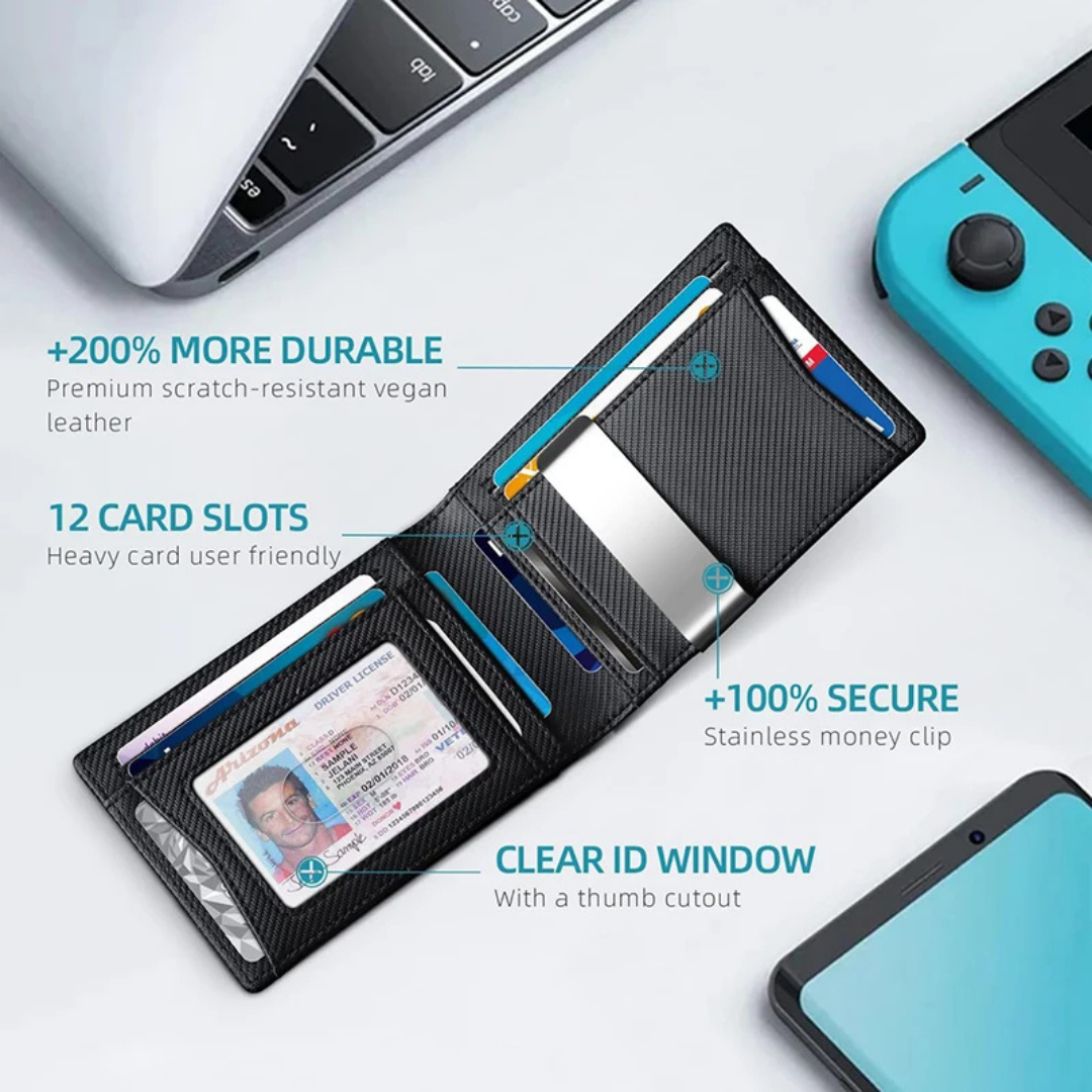 CarbonVault – Ultra Slim Carbon Fiber Wallet [Buy 1 Get 1 Free - Ends Today]
