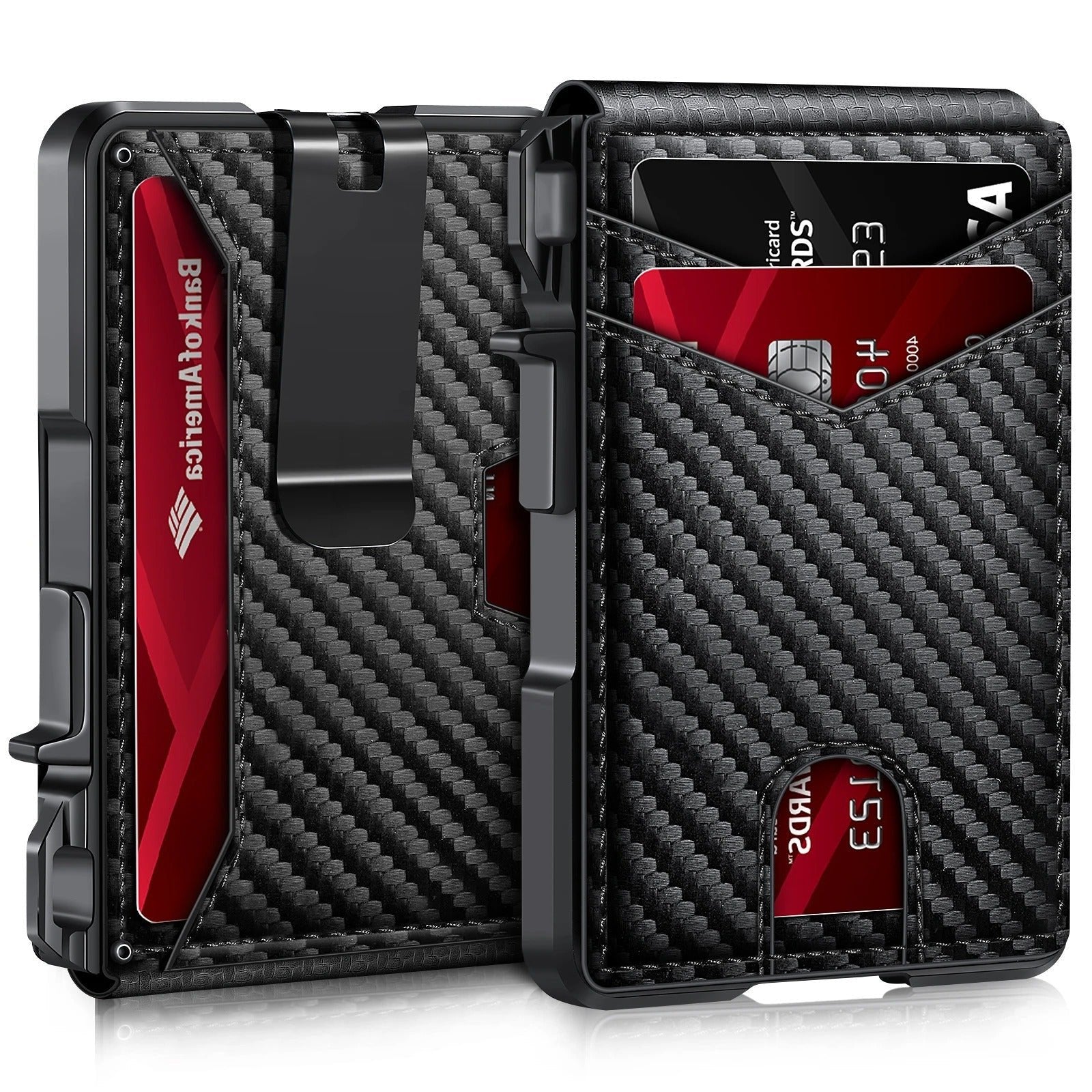 Men's Tactical Bifold Wallet RFID Blocking