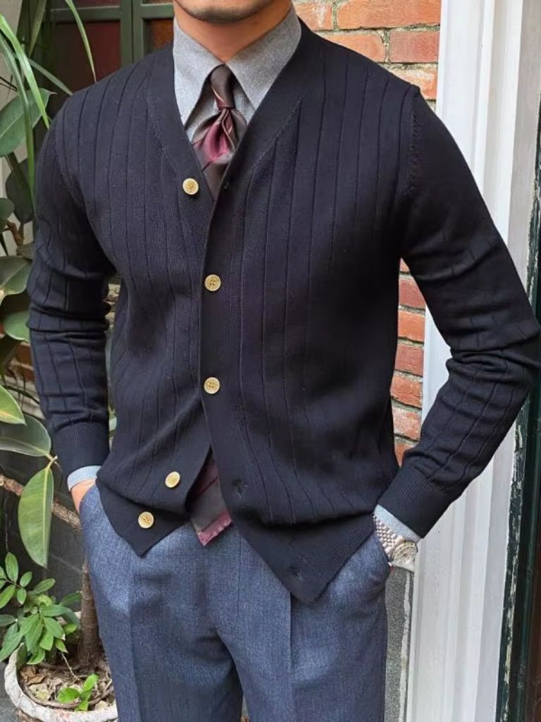 Strick Freizeit Cardigan - Fayymont Co