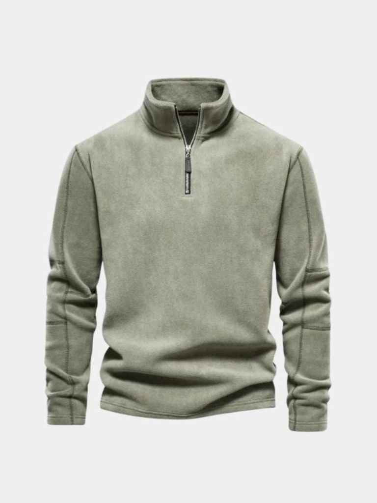 Alpine Pullover mit Viertel-Reißverschluss - Fayymont Co