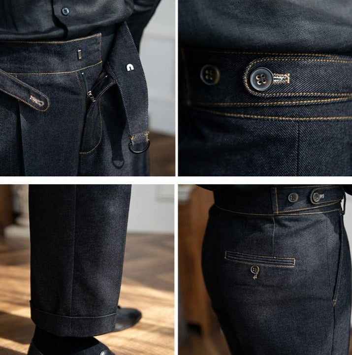 Denim Portovenere Gerade Passform Hose