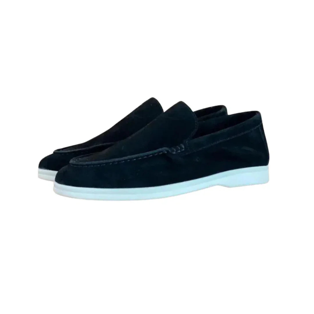 Herren Wildleder Slipper Old Money Stil