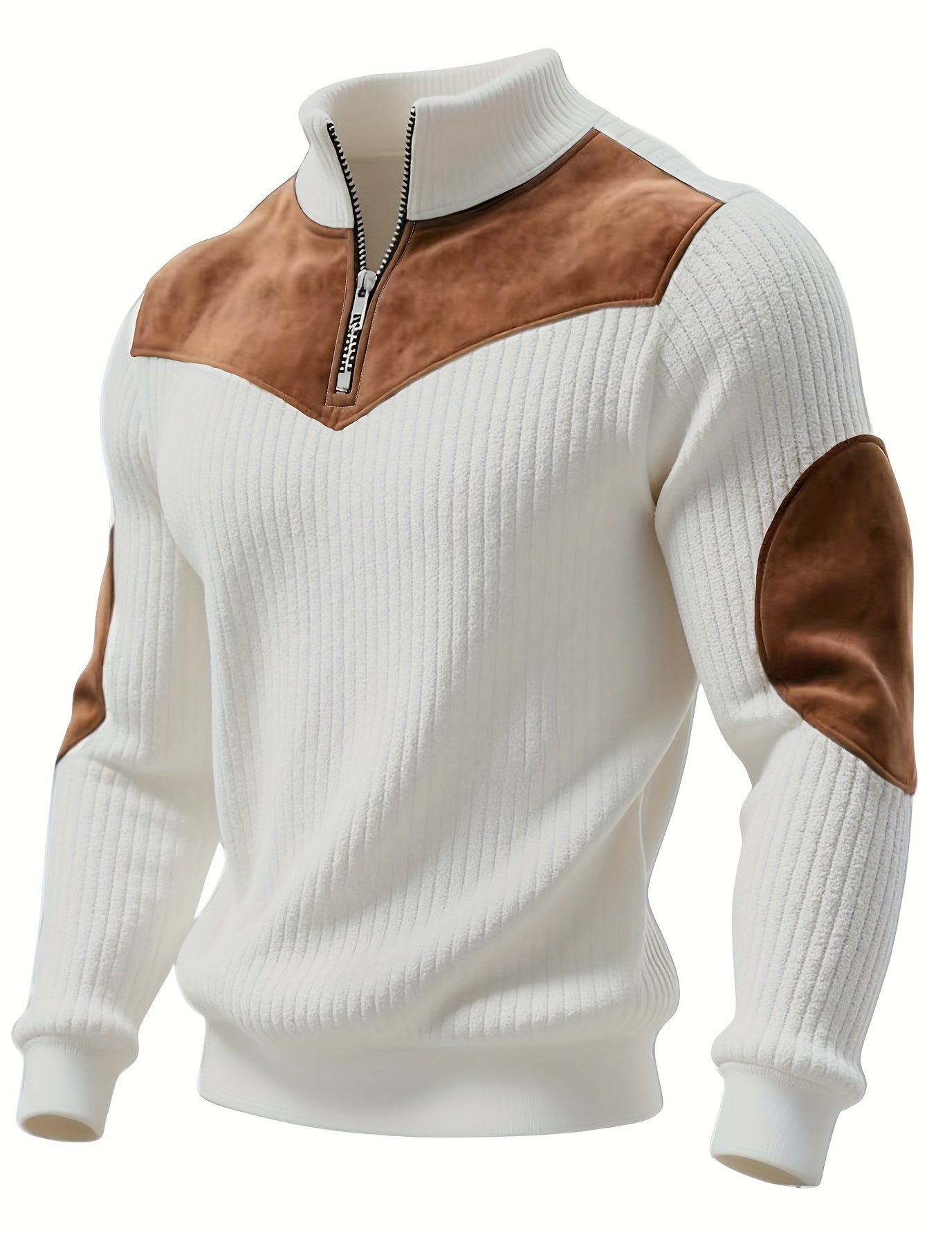 Half-Zip Retro Pullover Sweater for Men – Fayymont Co