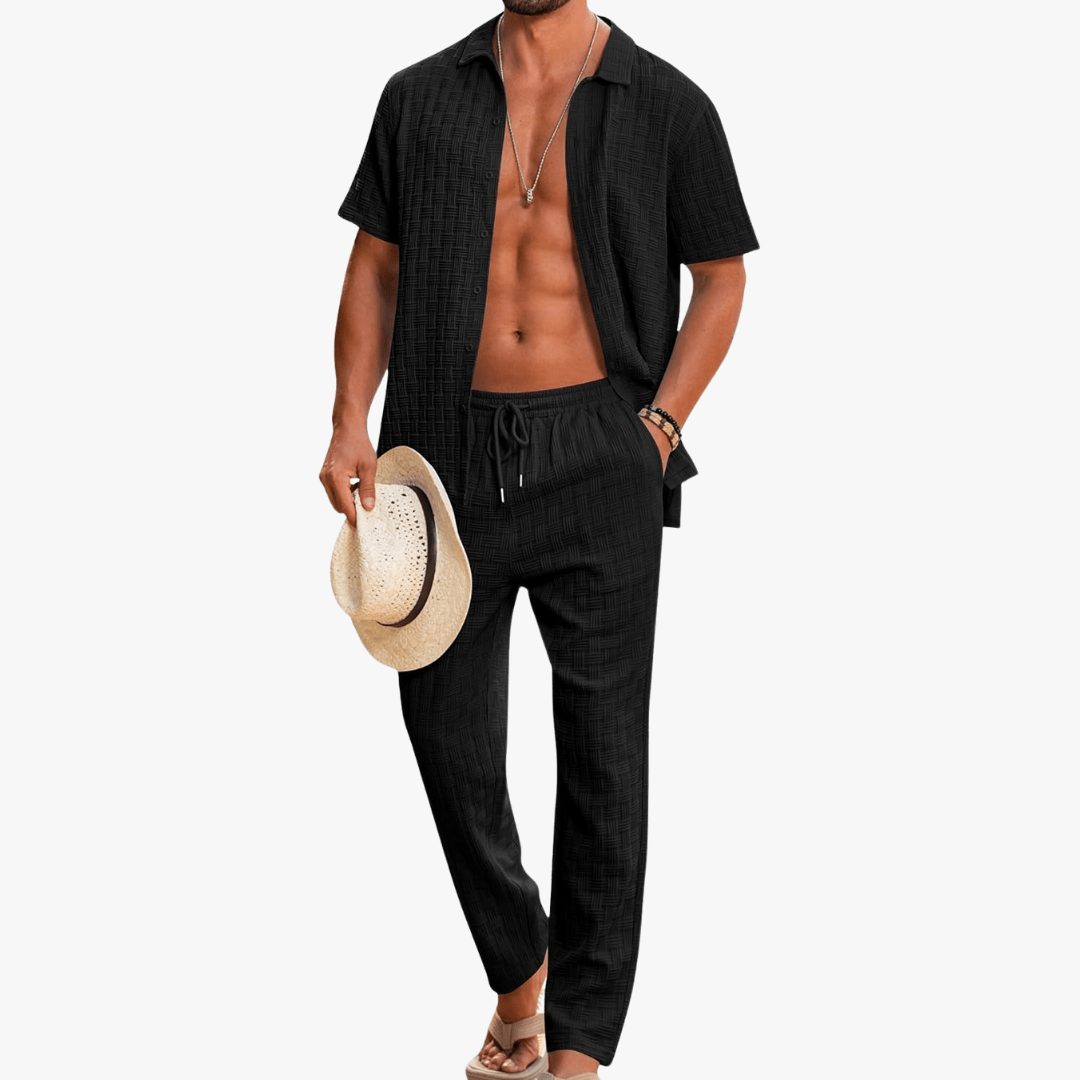 Fayymont Texturiertes Sommer-Ensemble