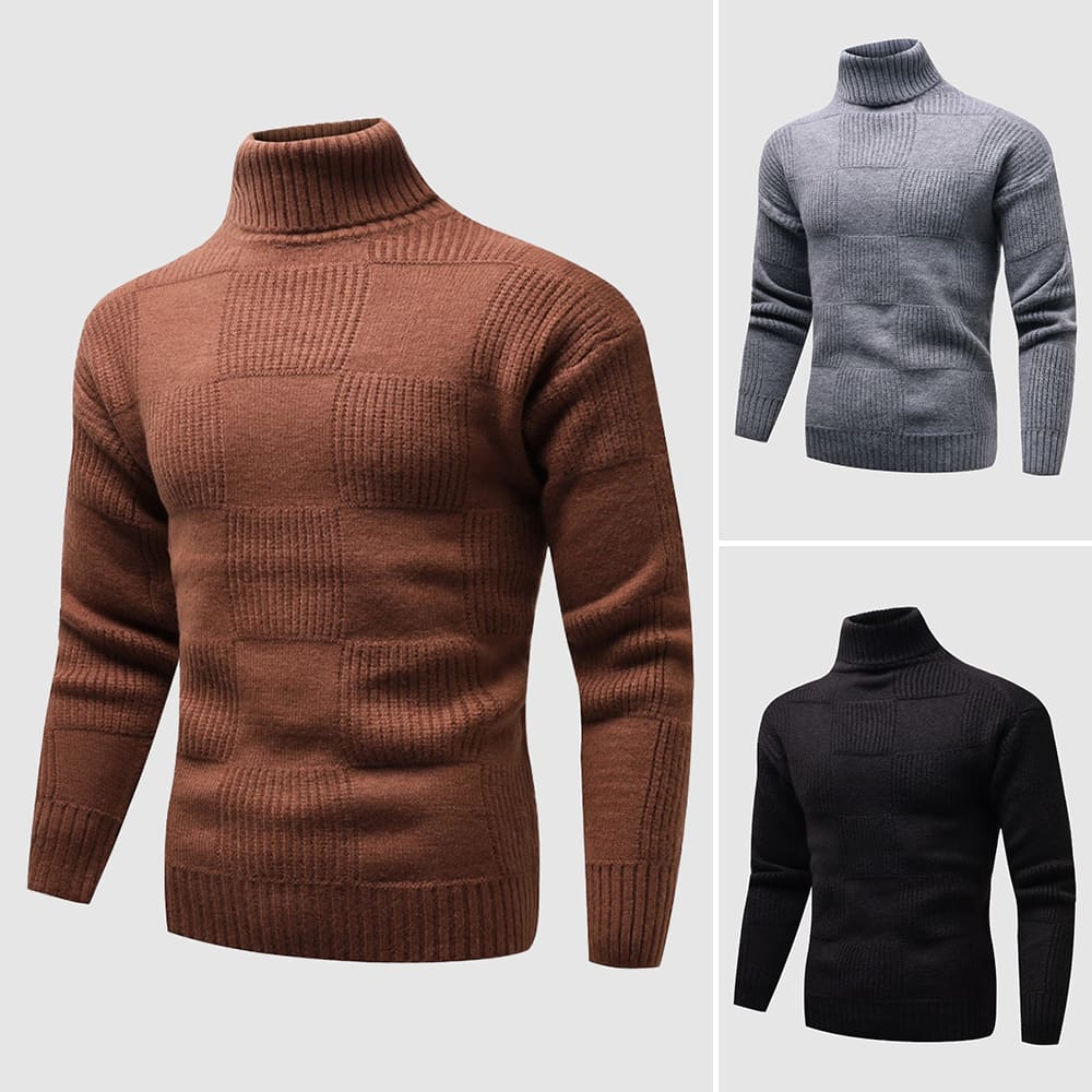 Ross | Men's Fitted Turtleneck Jumper