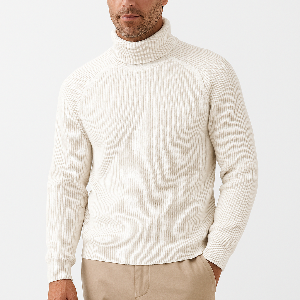 Men’s Cashmere Turtleneck Sweater – Fayymont Co