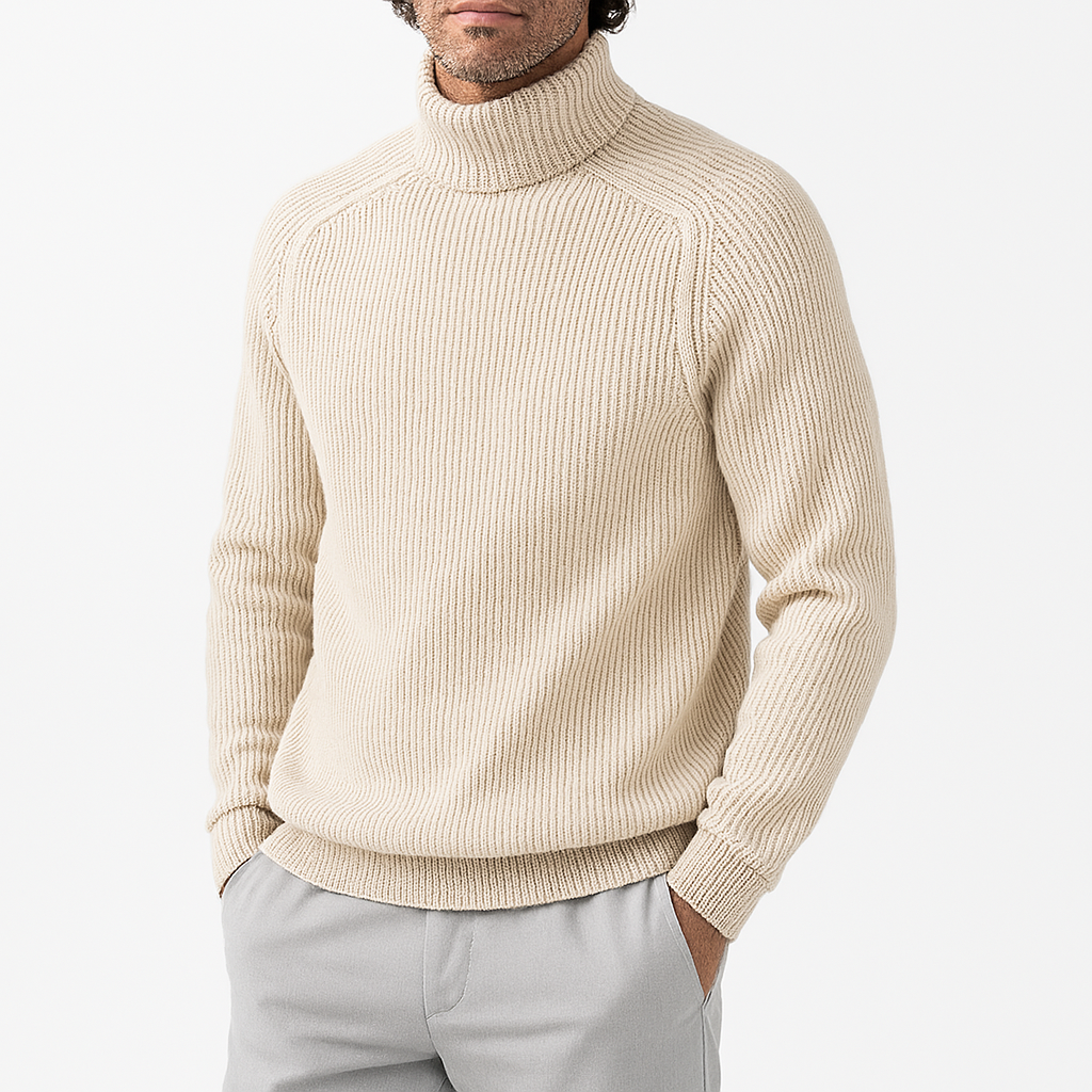 Men’s Cashmere Turtleneck Sweater – Fayymont Co