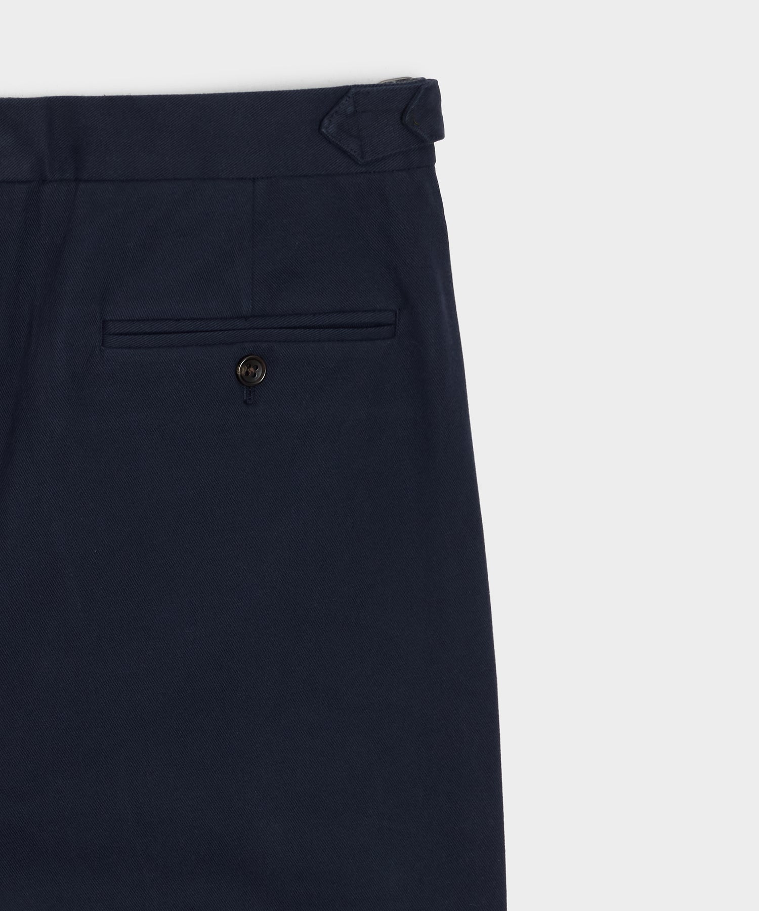 Italian Brushed Cotton Side Tab Trouser