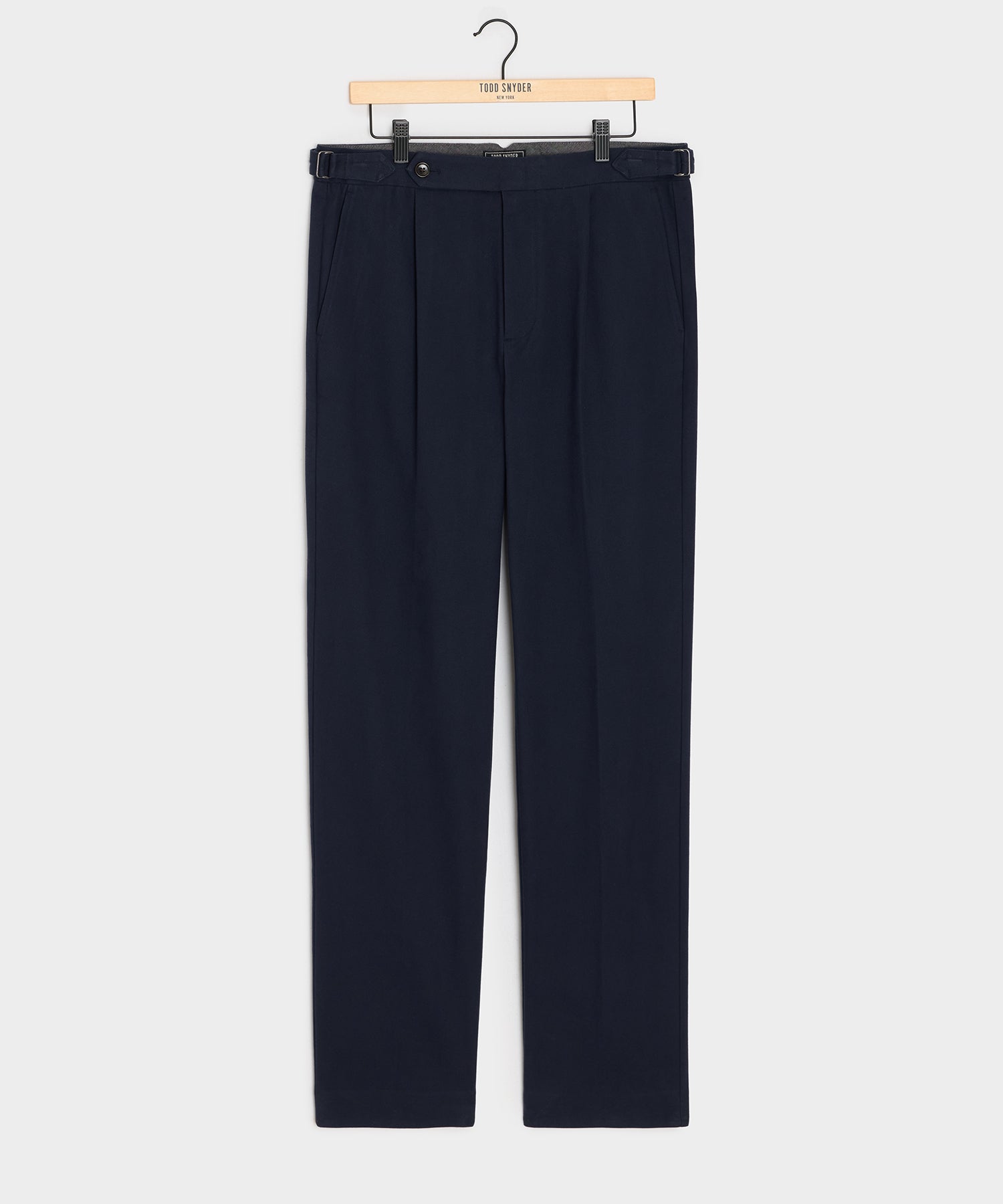 Italian Brushed Cotton Side Tab Trouser