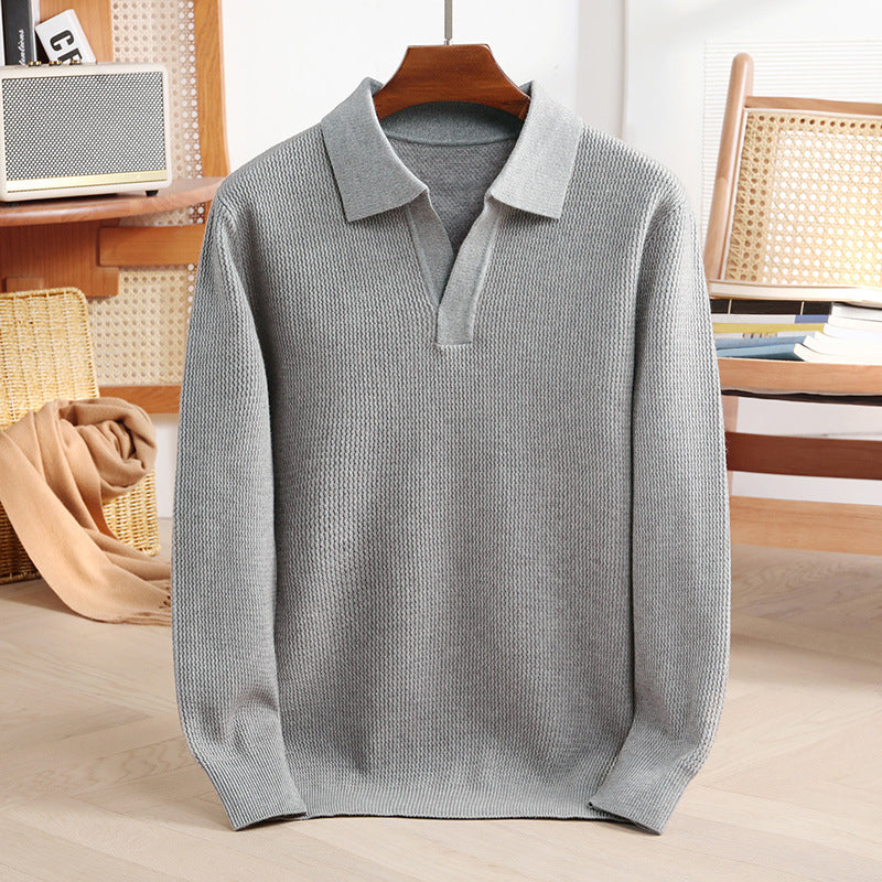 Lorenzo Knit Polo Sweater - Fayymont Co